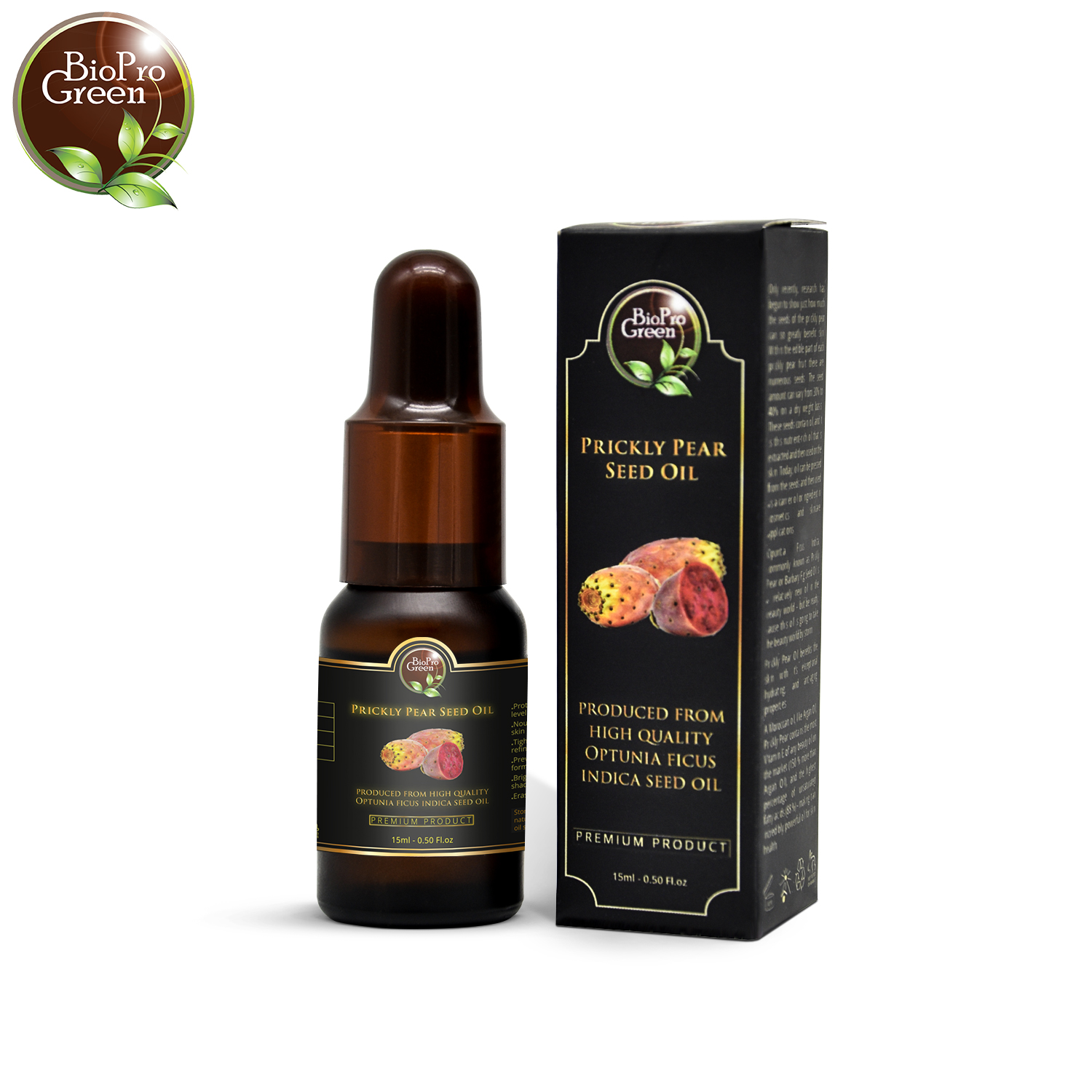 100 % Pure & certified Organic Prickly pear seed oil- Oriental Group