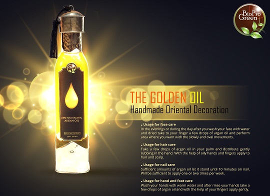 Organic Virgin and deodorized Argan Oil 100% Natural 