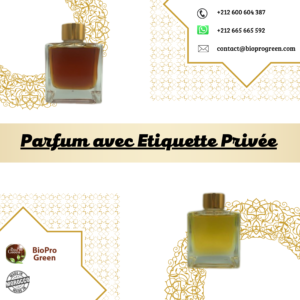 Parfum avec étiquette privée