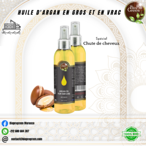 Huile d’Argan pour les Pertes de Cheveux en Gros et en Vrac