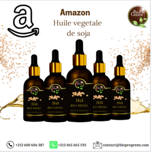 Huile végétale de soja sur amazon