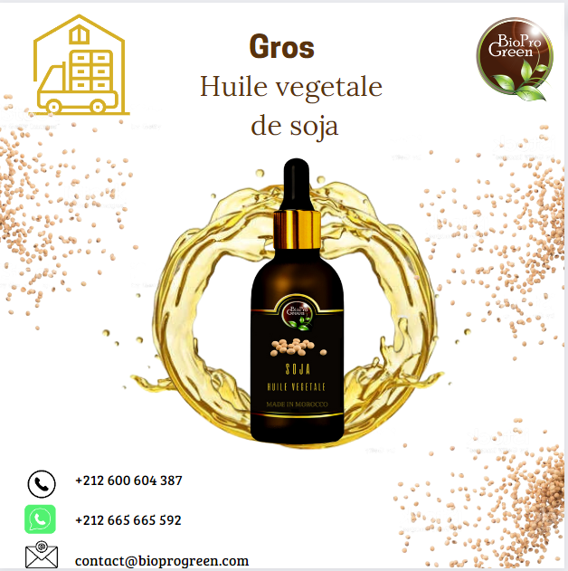 Huile végétale de soja en gros