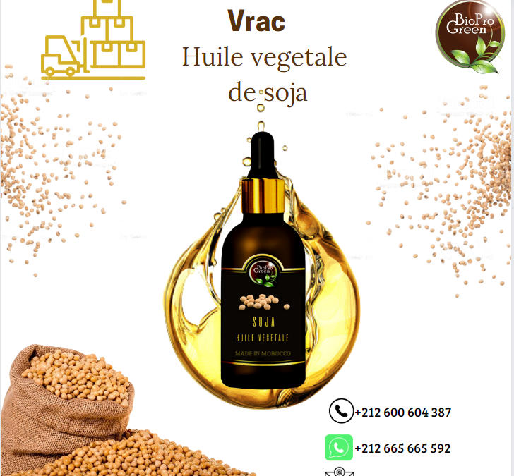 Huile végétale de soja en vrac