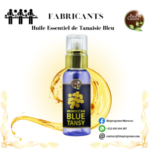 Huile Essentiel de Tanaisie Bleu pour fabricant