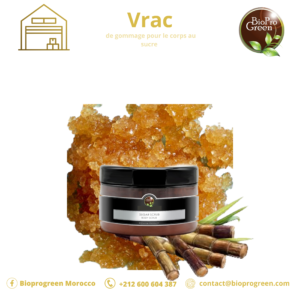 Vrac de gommage pour le corps au sucre