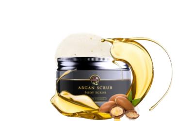 Distributeurs de gommage pour le corps à l’argan