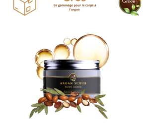 Gros de gommage pour le corps à l’argan