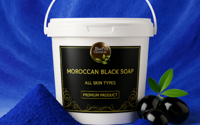 Moroccan Black Soap with Blue Nila