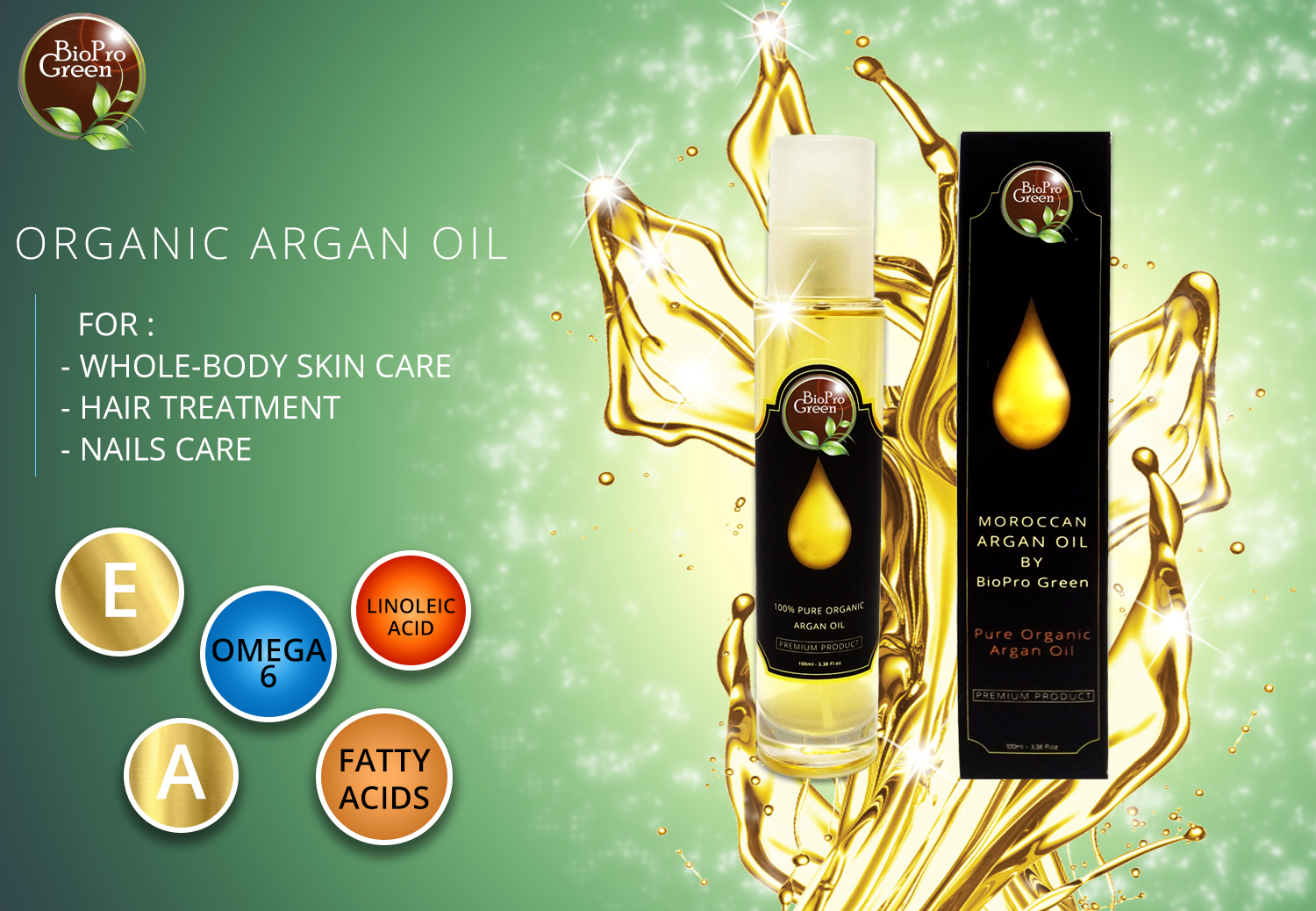Huile d'argan bioprogreen Maroc